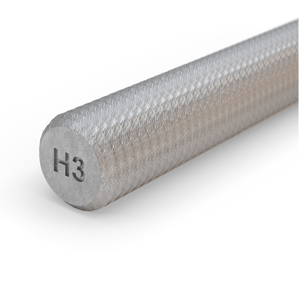 HELGJENGET STANG DIN 976 8.8 VARMFORSINKET, MED CHARPY V-TEST